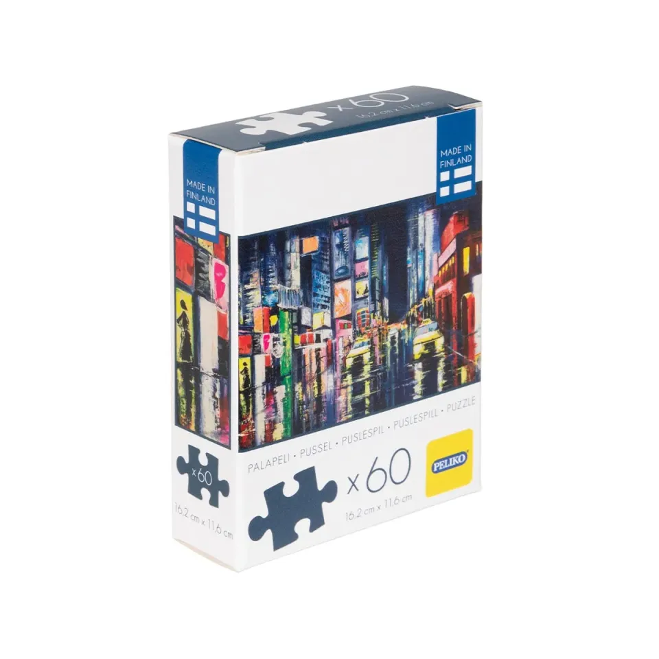 Peliko Kaupungin valot mini puzzle 60 pezzi città