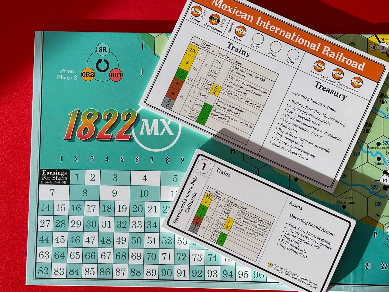 All-Aboard Games 1822MX gioco da tavolo ferroviario Messico