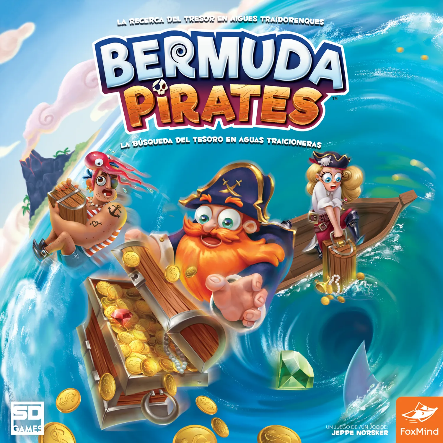 SD Games Bermuda Pirates gioco da tavolo magnetico famiglia