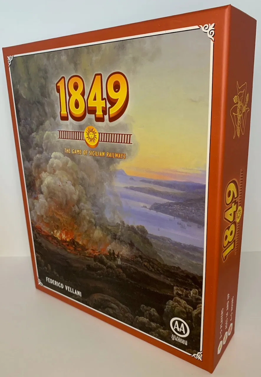 All-Aboard Games 1849 gioco da tavolo edizione internazionale strategico