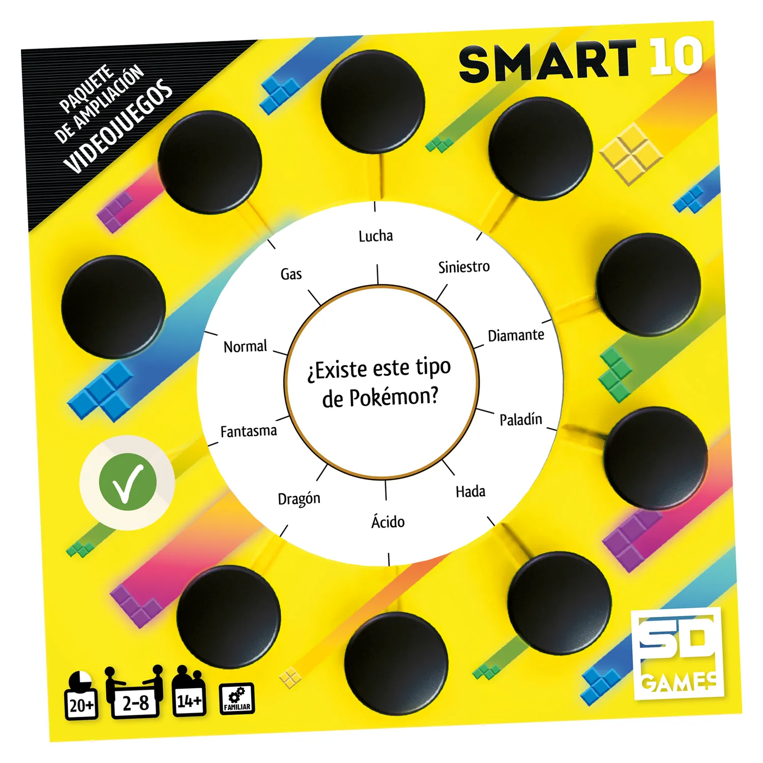 SD Games Smart 10 Videogiochi espansione 50 carte