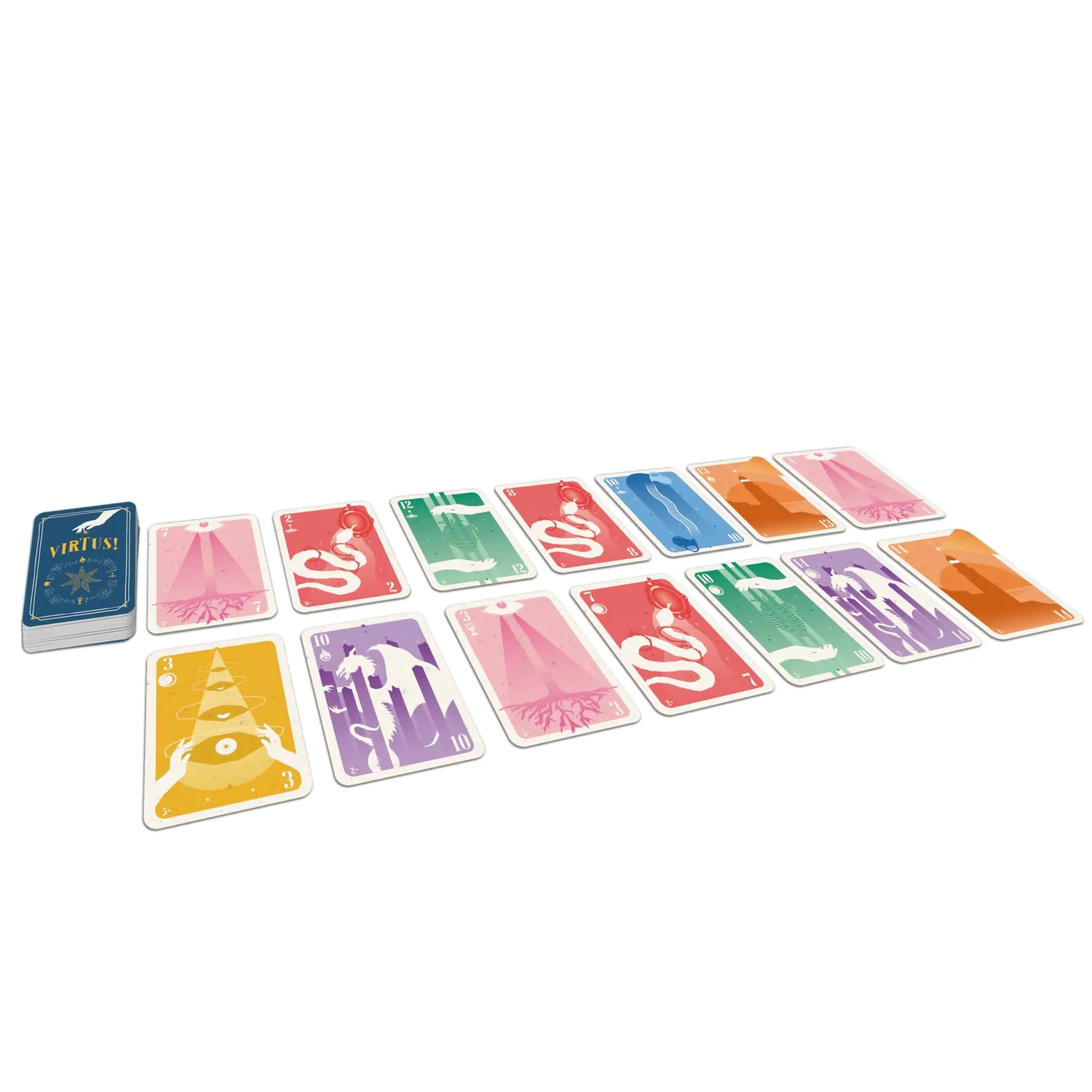 Giochi Uniti Virtus! gioco da tavolo carte 2-7 giocatori