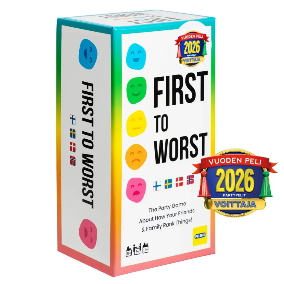 Peliko First to Worst gioco party classifica 2+ giocatori