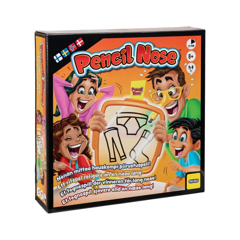 Peliko Pencil Nose gioco da disegno col naso per famiglia