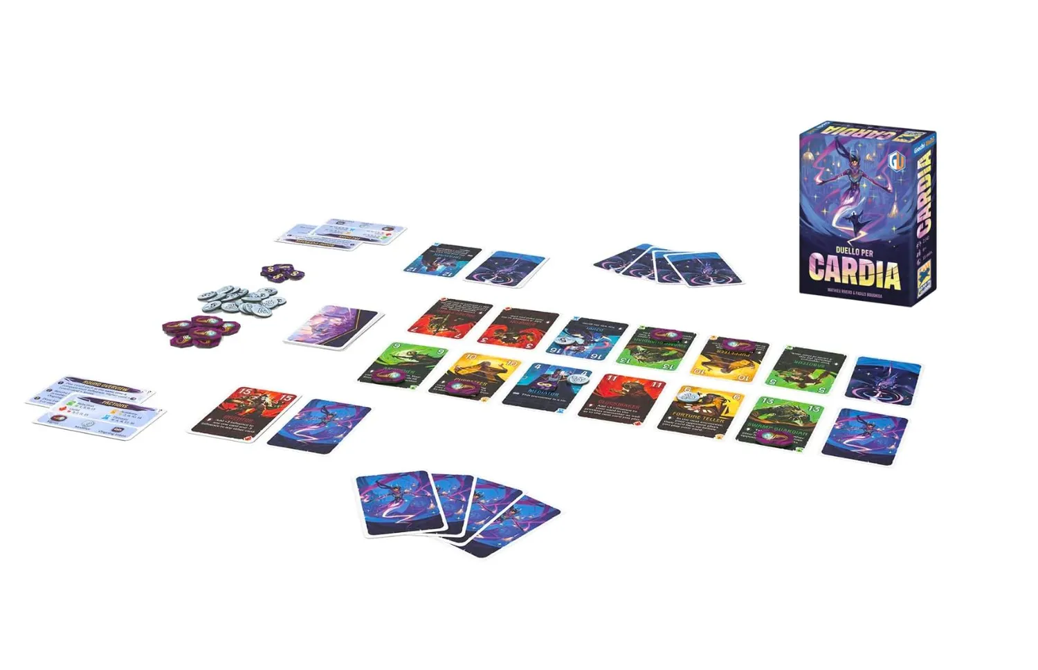 Giochi Uniti Cardia GU856 gioco di carte 2 giocatori