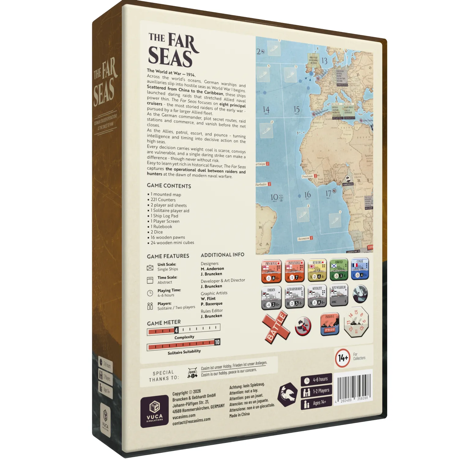 VUCA The Far Seas gioco navale incrociatori 1914