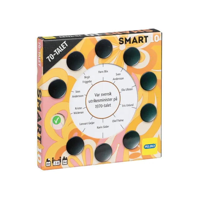 Peliko Smart10 70-talet espansione quiz svedese