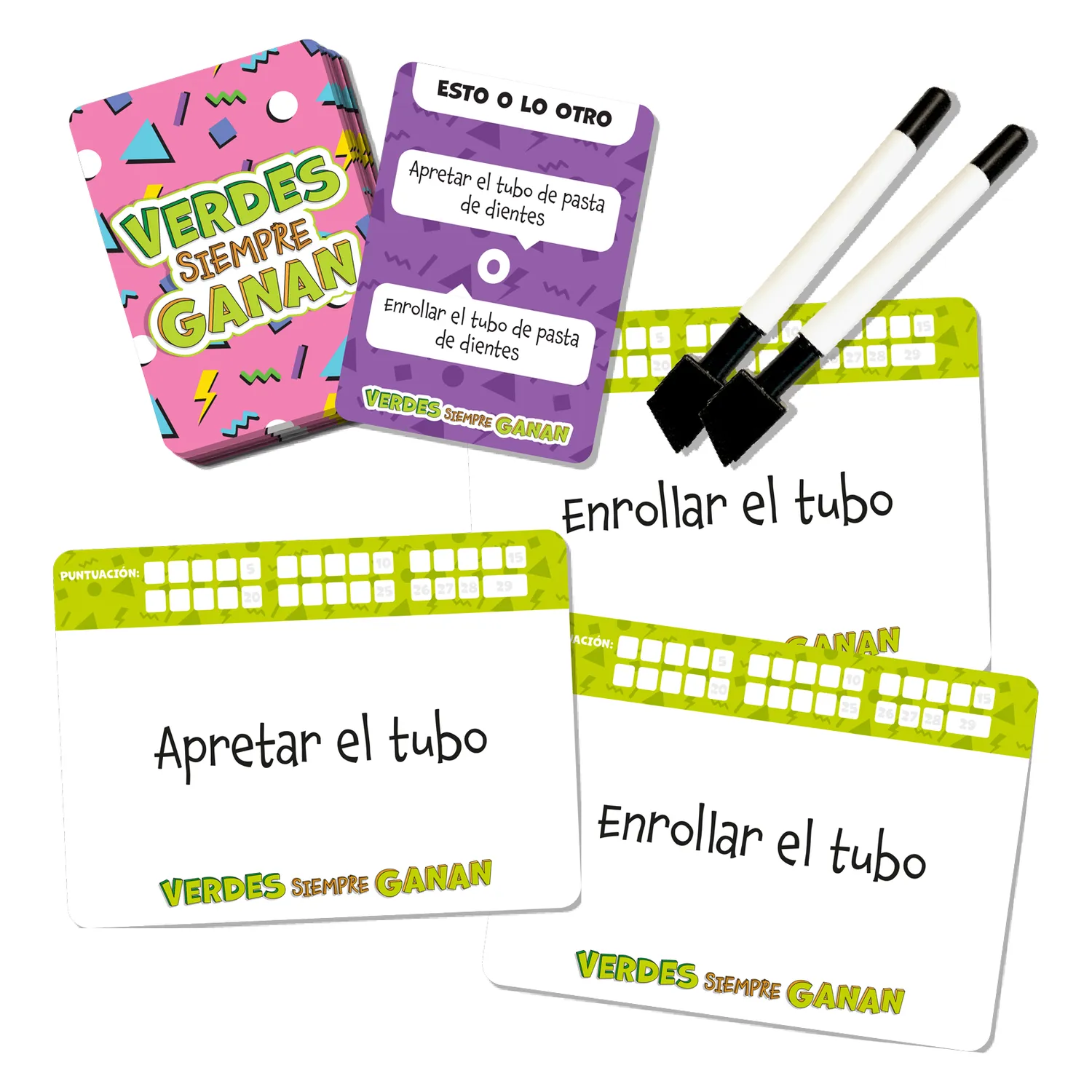SD Games Verdes Siempre Ganan party game squadre