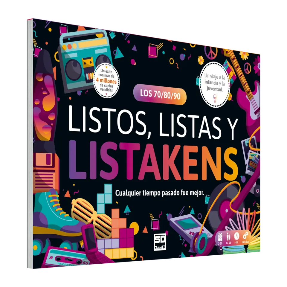 SD Games Listos Listas Listakens 70/80/90 gioco party musica