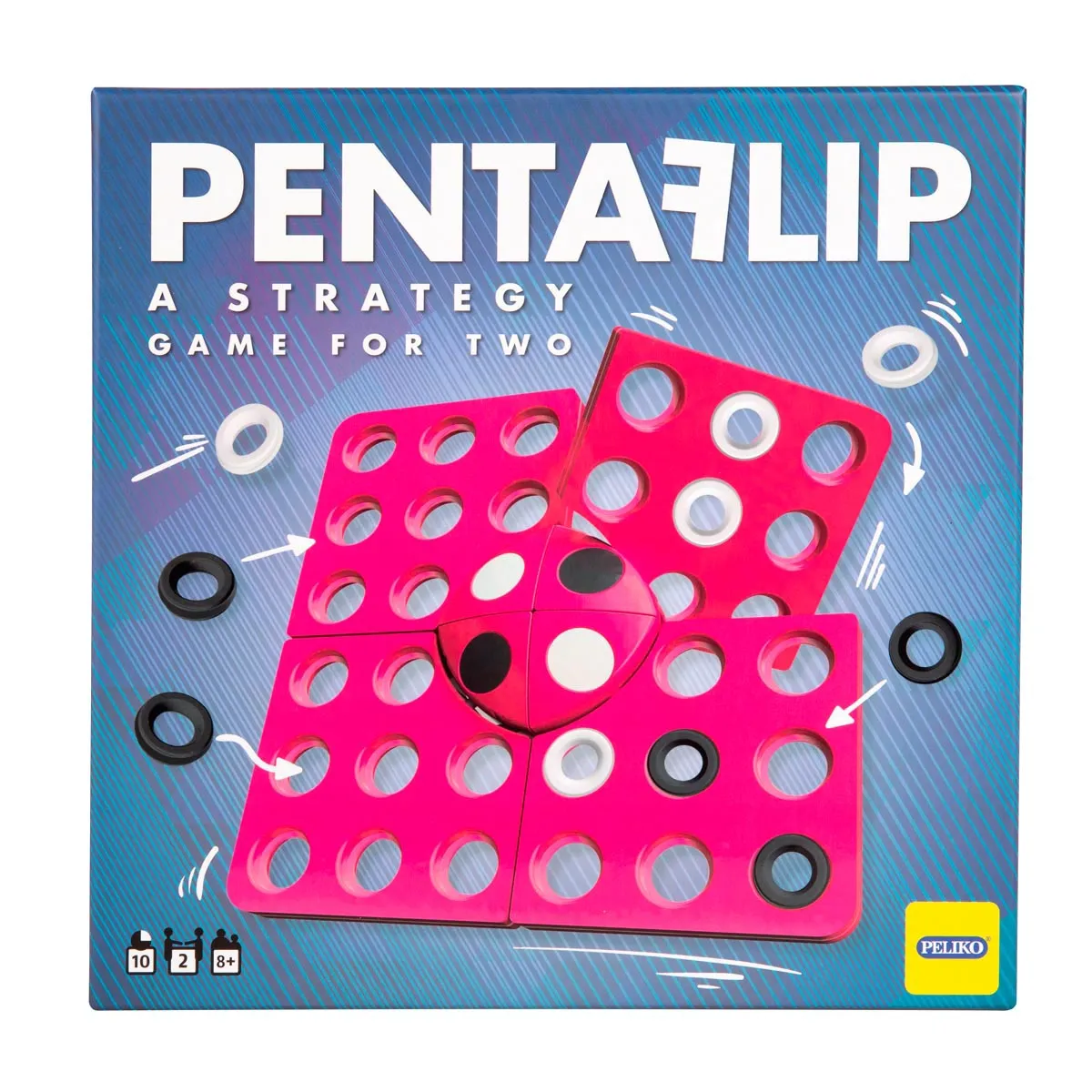 Peliko Pentaflip gioco da tavolo strategico 5 in fila