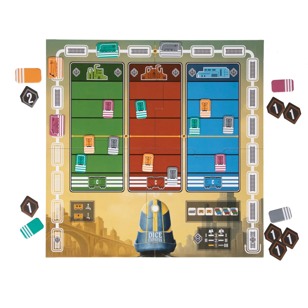 Peliko Dice Express gioco di dadi treno famiglia