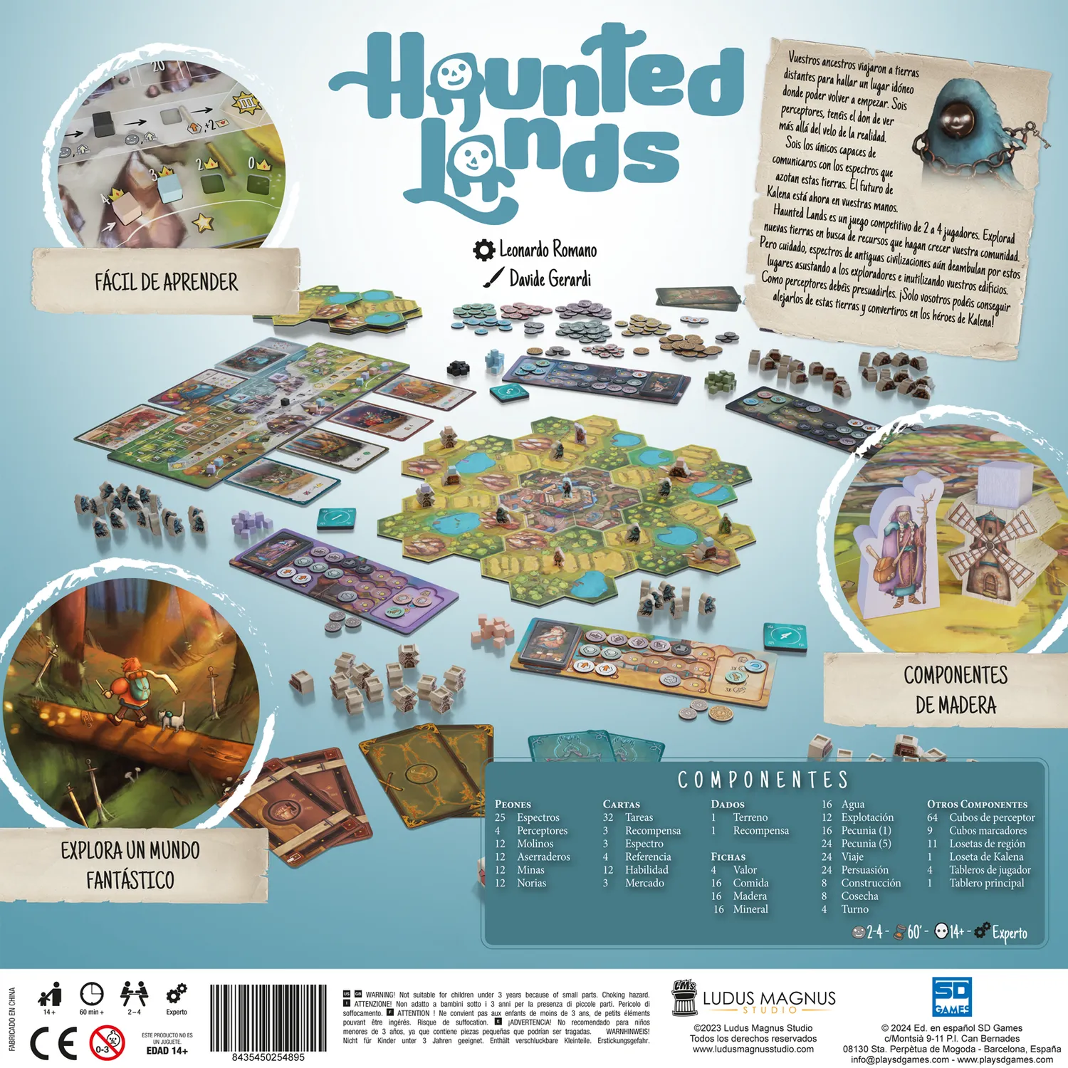 SD Games Haunted Lands gioco tavolo 2-4 giocatori 60 min