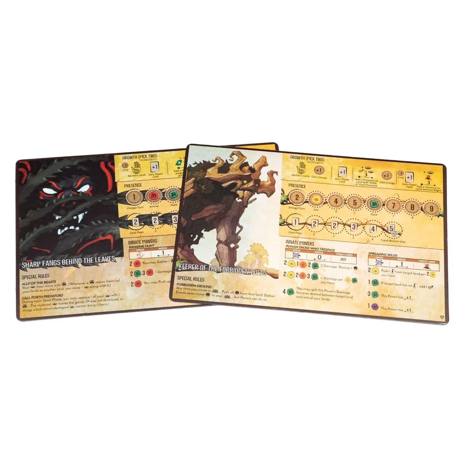 Spirit Island Branch and Claw Premium Foil pannelli spirito foil 2 spiriti
