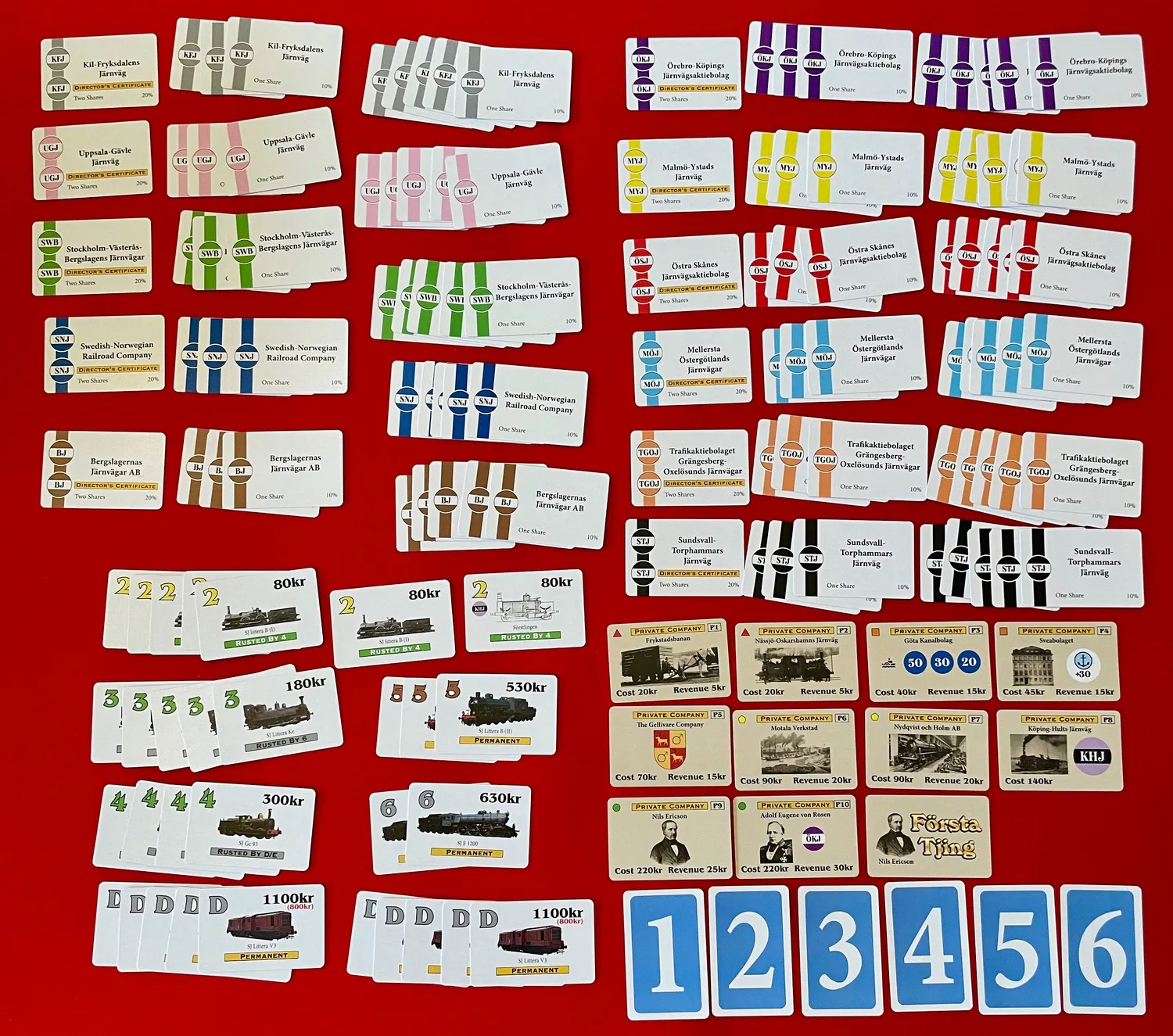 All-Aboard Games 18SJ gioco da tavolo ferroviario Nord