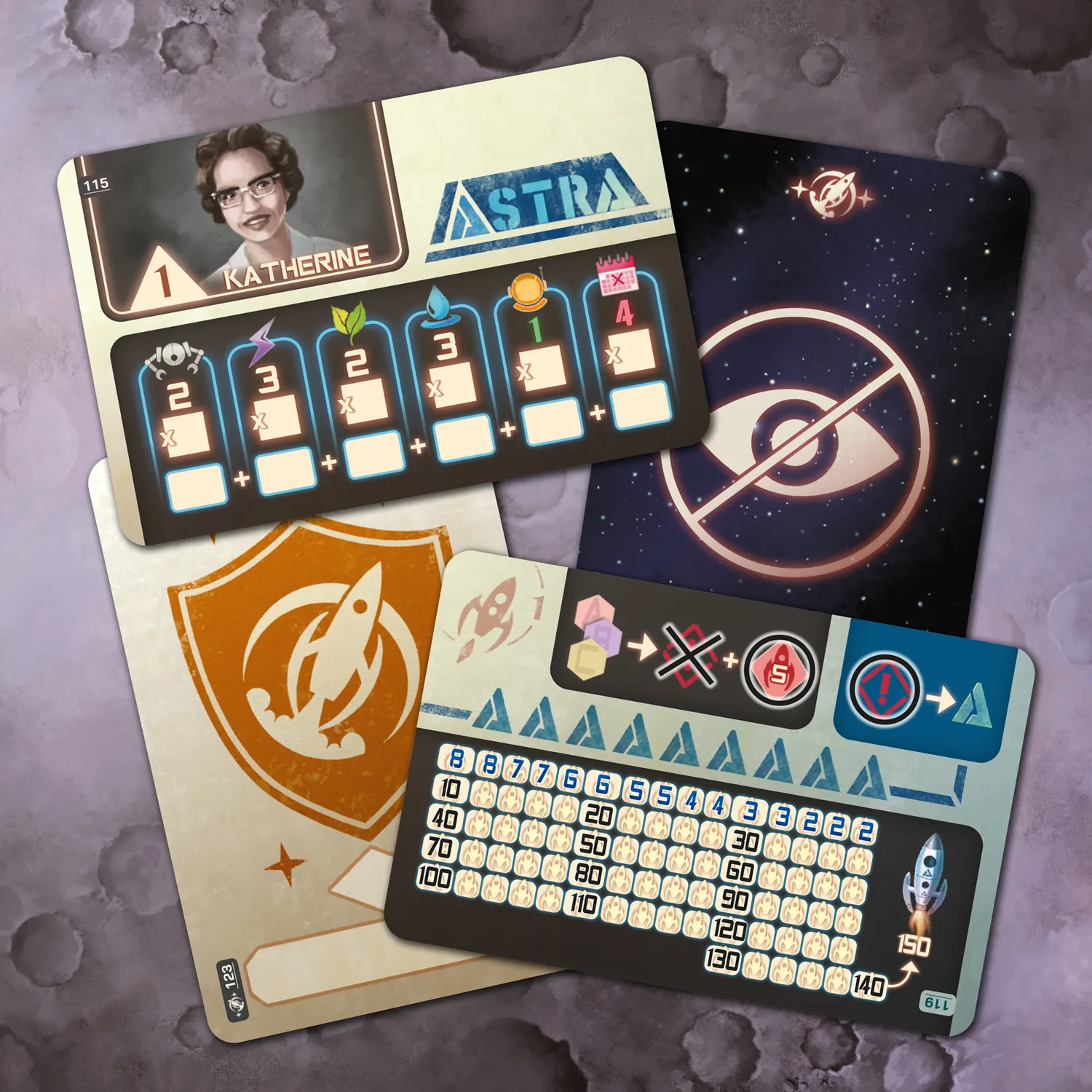 SD Games Welcome to the Moon gioco roll write spazio