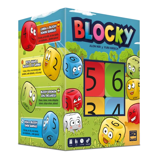 SD Games Blocky gioco per famiglie 40 punti