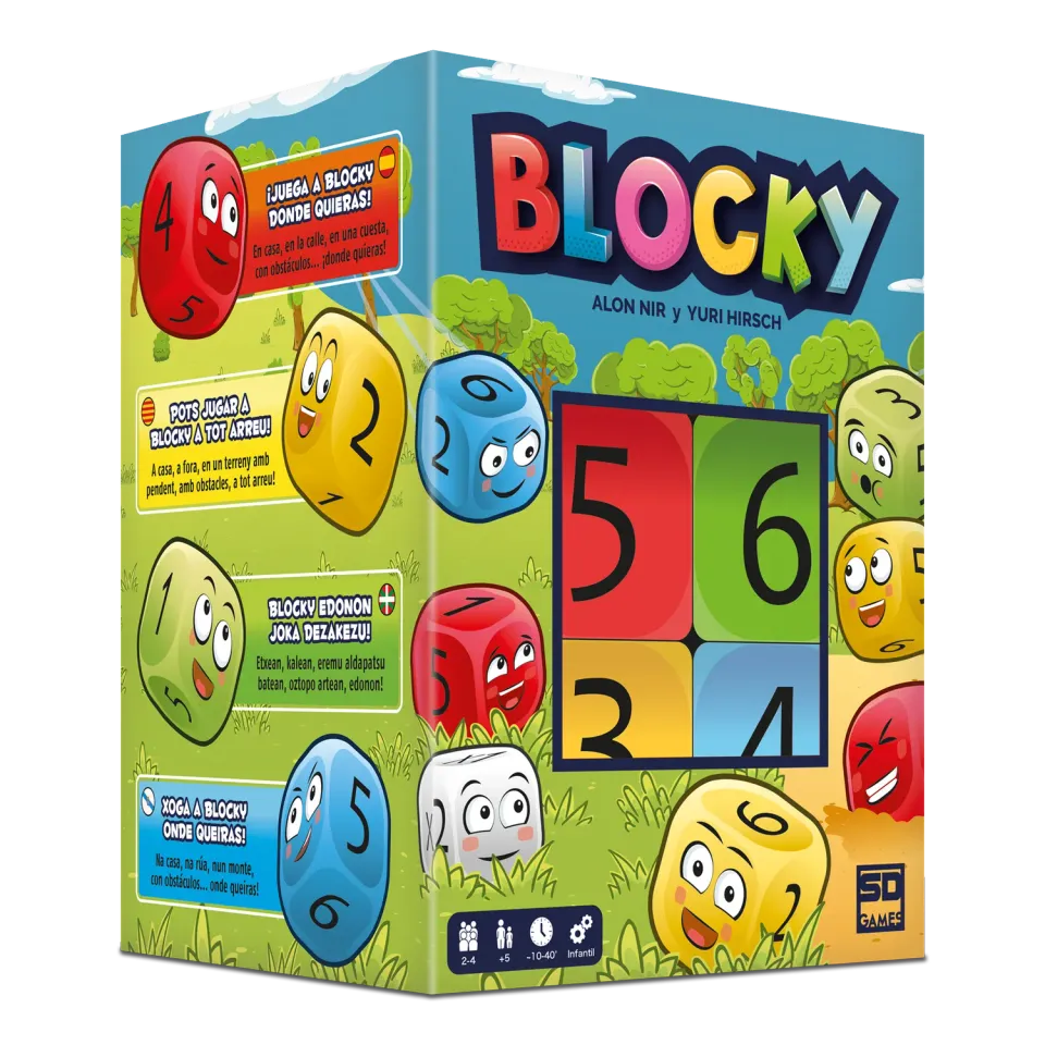 SD Games Blocky gioco per famiglie 40 punti