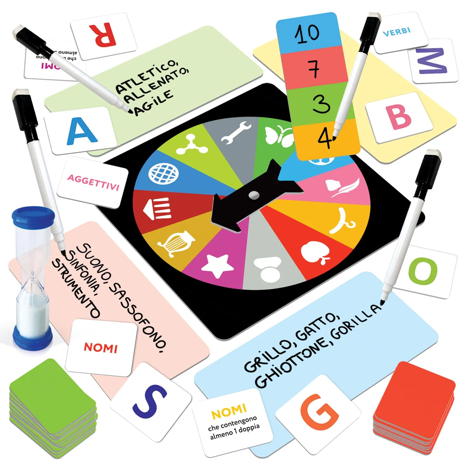 Ludic Nomen IT27750 gioco società parole a catena 2-4