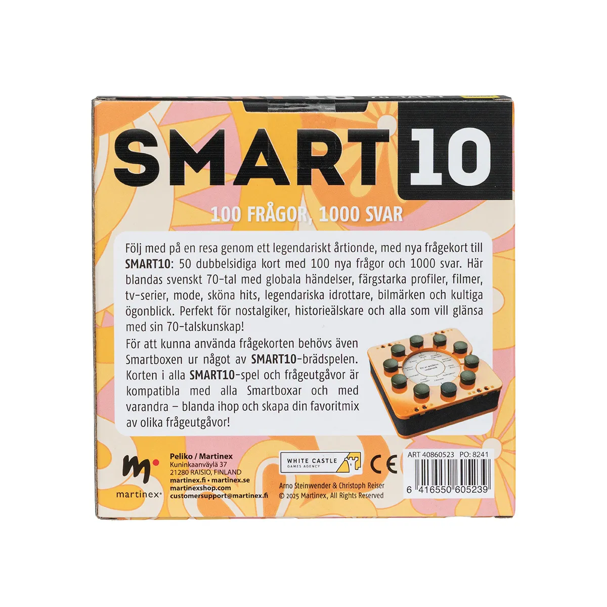 Peliko Smart10 70-talet espansione quiz svedese