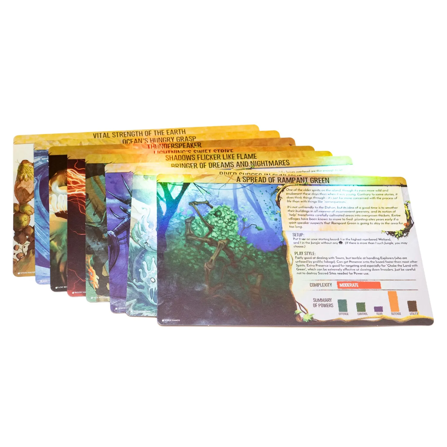 Spirit Island pannelli Spirito foil premium 8 plance