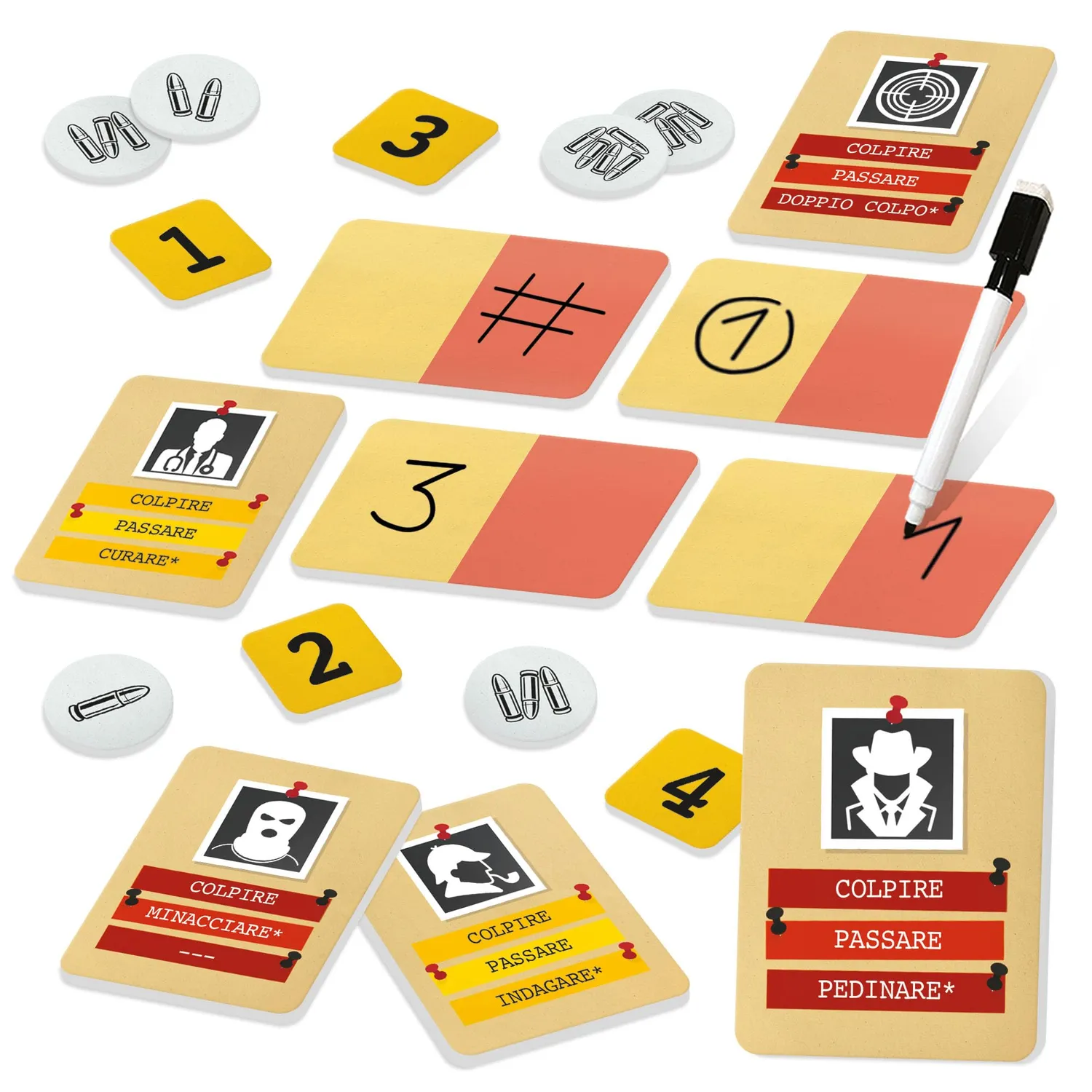 Ludic Deduco Gioco da tavolo 4-8 giocatori ITA