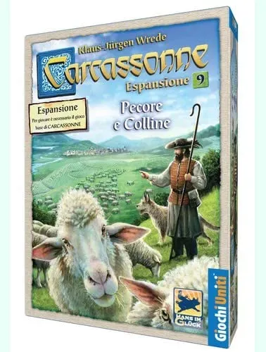 Giochi Uniti Carcassonne 9 Pecore e Colline espansione pastori