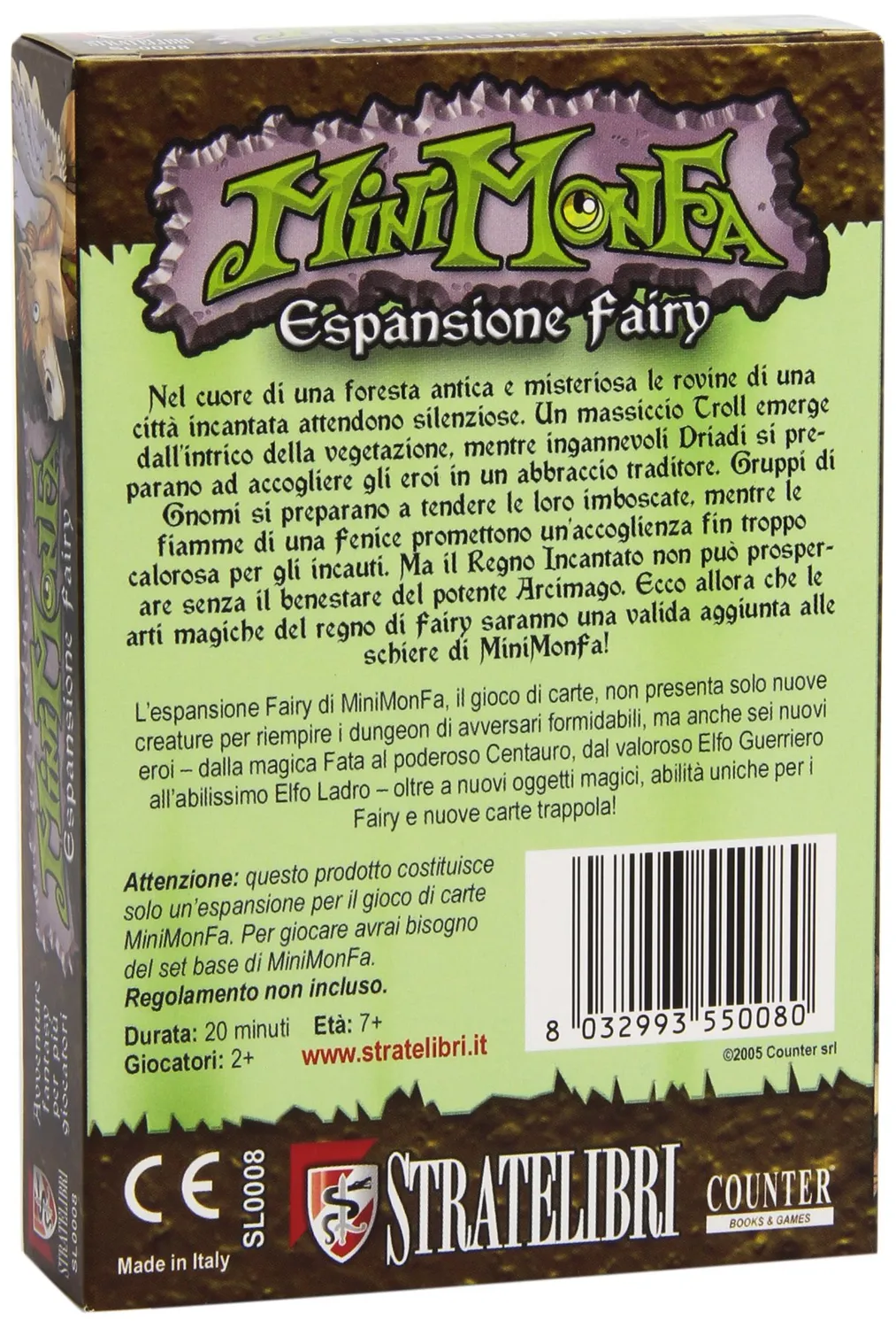 Giochi Uniti MiniMonFa Fairy espansione gioco di carte