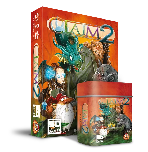 SD Games Claim 2 Pocket gioco di carte 2 giocatori