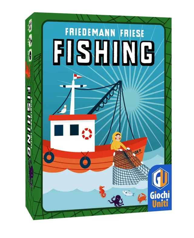 Giochi Uniti GU833 Fishing gioco di carte 3-5 giocatori 8+ anni