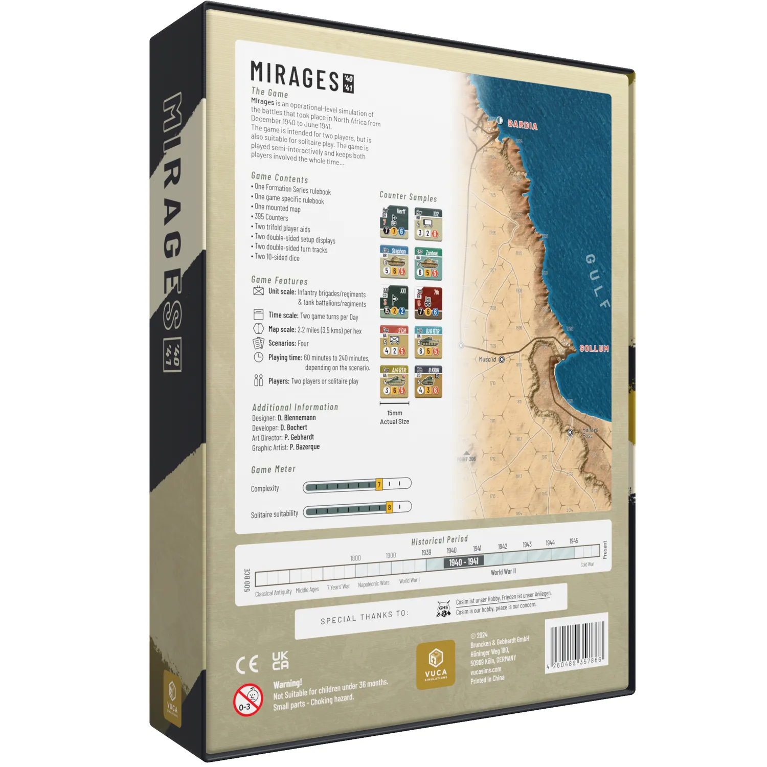 VUCA Formation Series 1 Mirages wargame Nord Africa