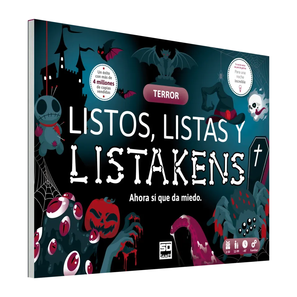 SD Games Listos Listas Listakens Terror gioco parole