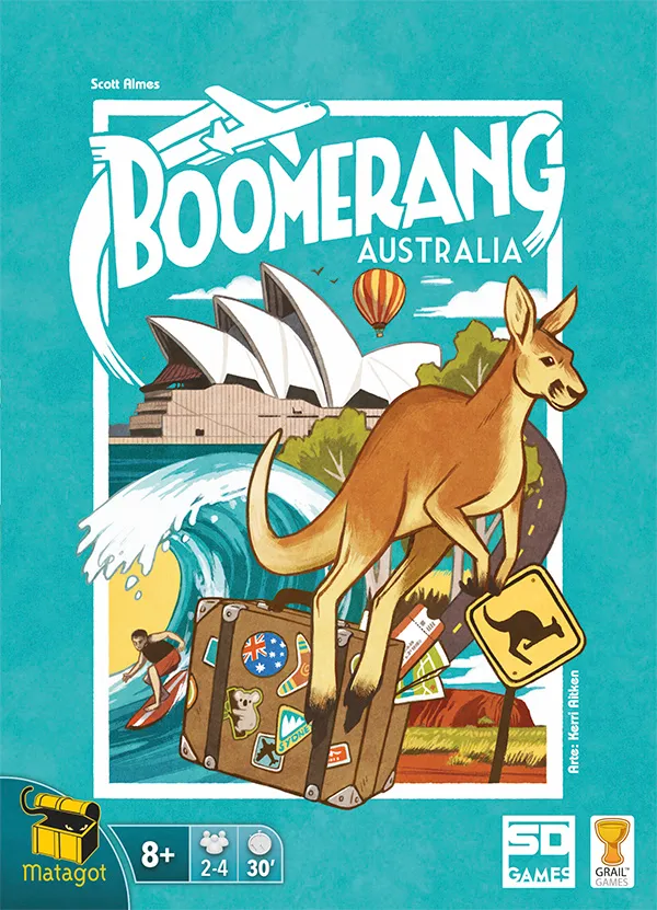 SD Games Boomerang Australia gioco da tavolo viaggi