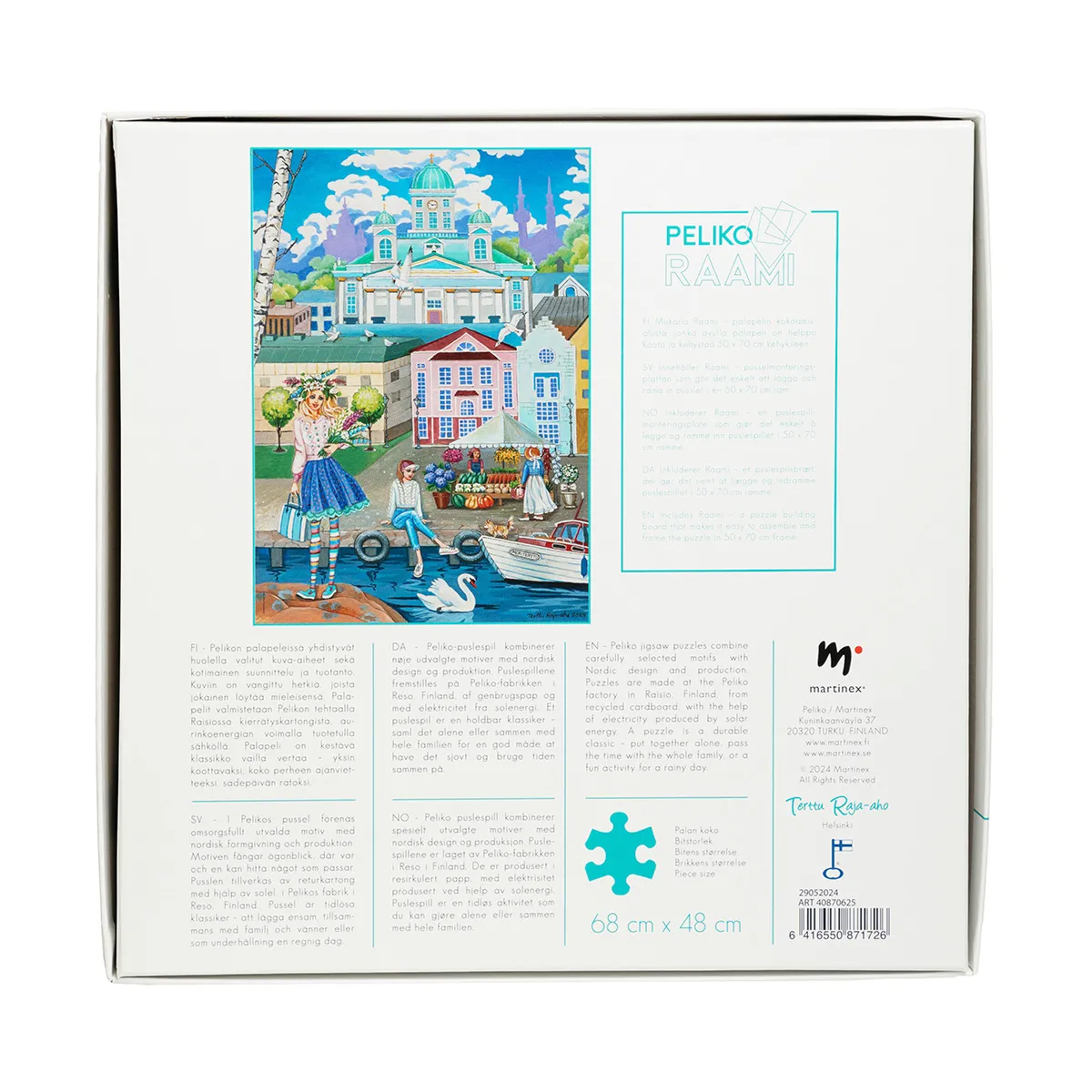 Peliko Terttu Raja-aho Helsinki puzzle 1000 pezzi città