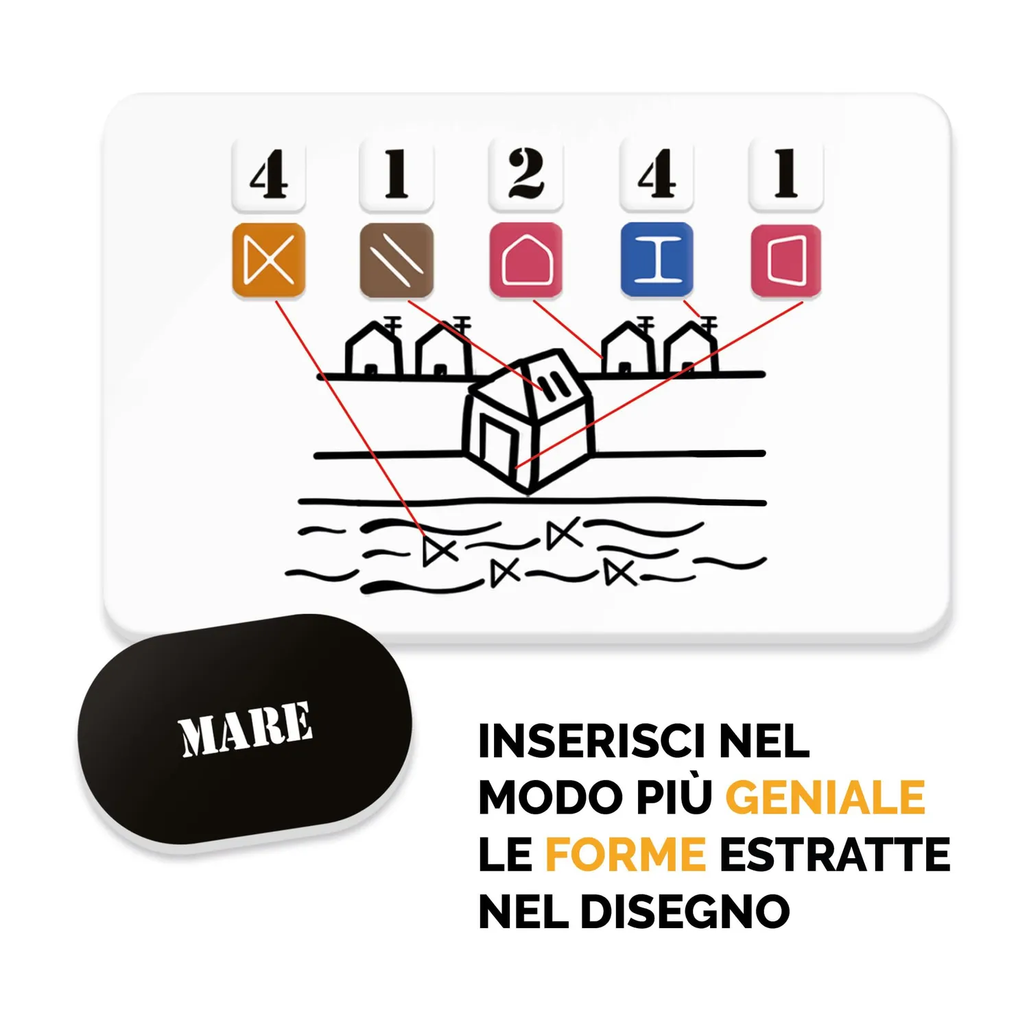 Ludic ArtisticaMente IT60971 gioco disegno 3-6 giocatori