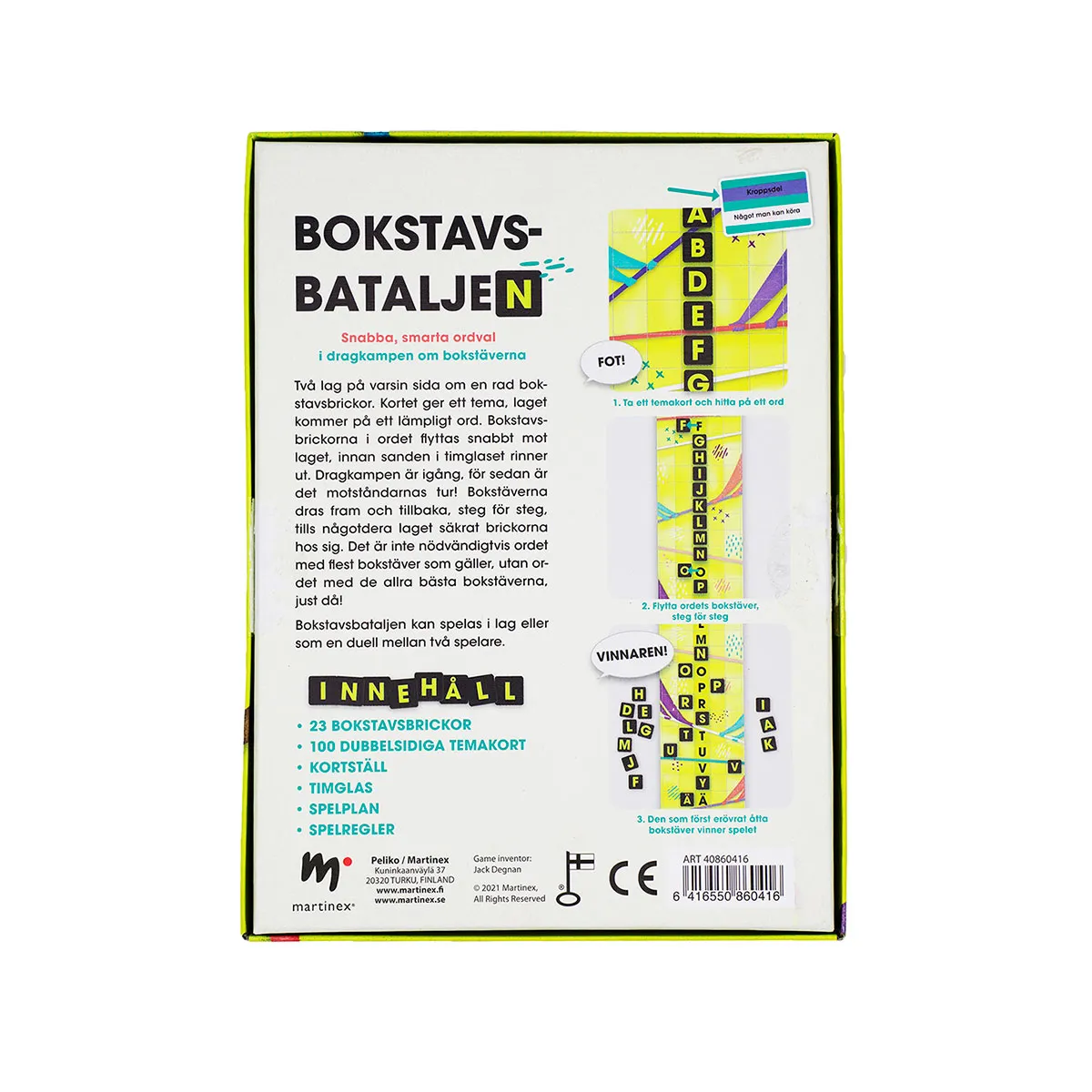 Peliko Bokstavsbataljen gioco di parole svedese