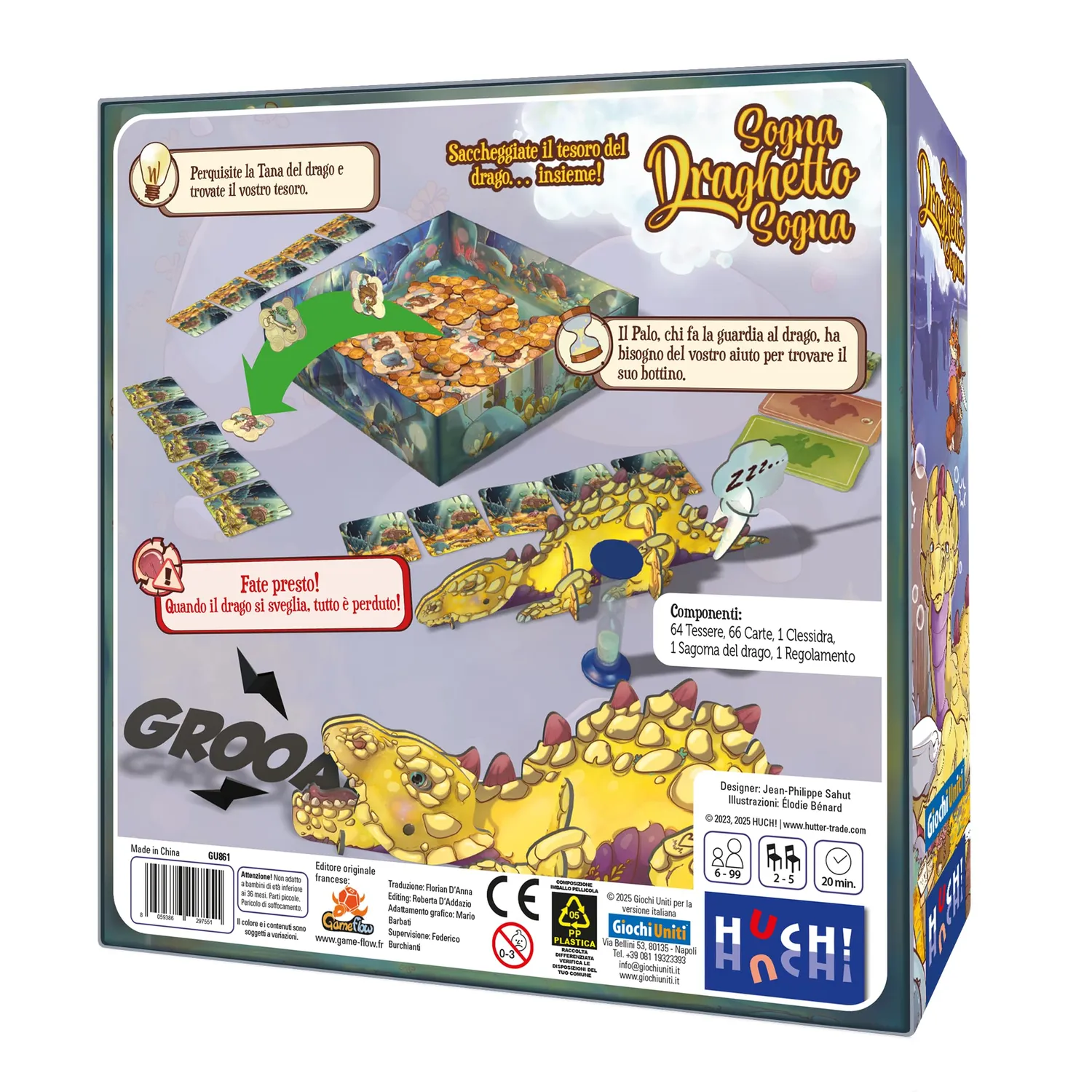 Giochi Uniti Sogna Draghetto Sogna GU861 gioco da tavolo cooperativo