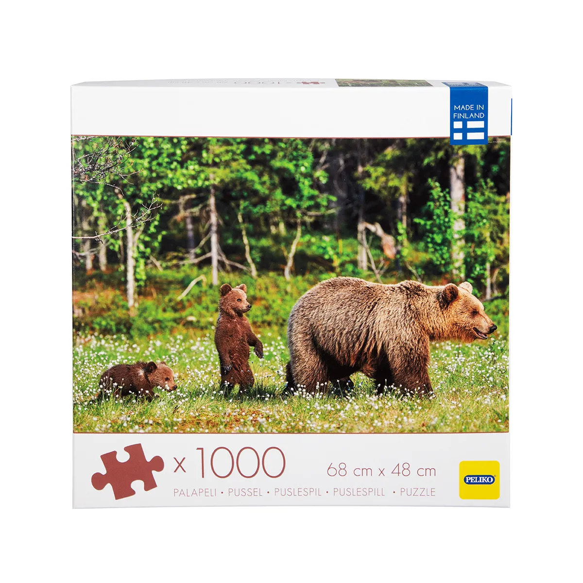 Peliko Karhuperhe puzzle 1000 pezzi famiglia orsi