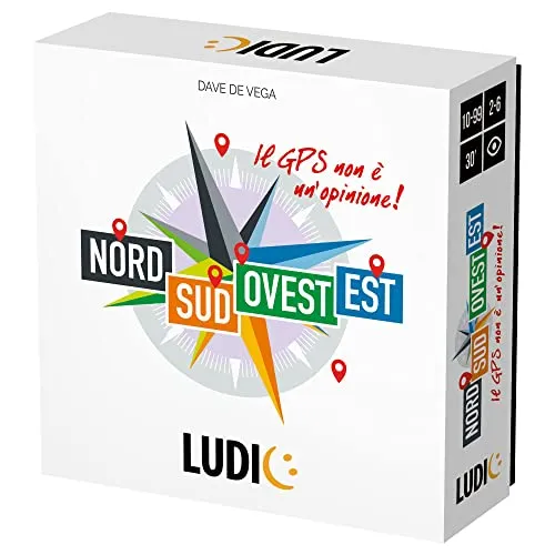 Ludic Nord Sud Ovest Est gioco di società 2-6 giocatori famiglia