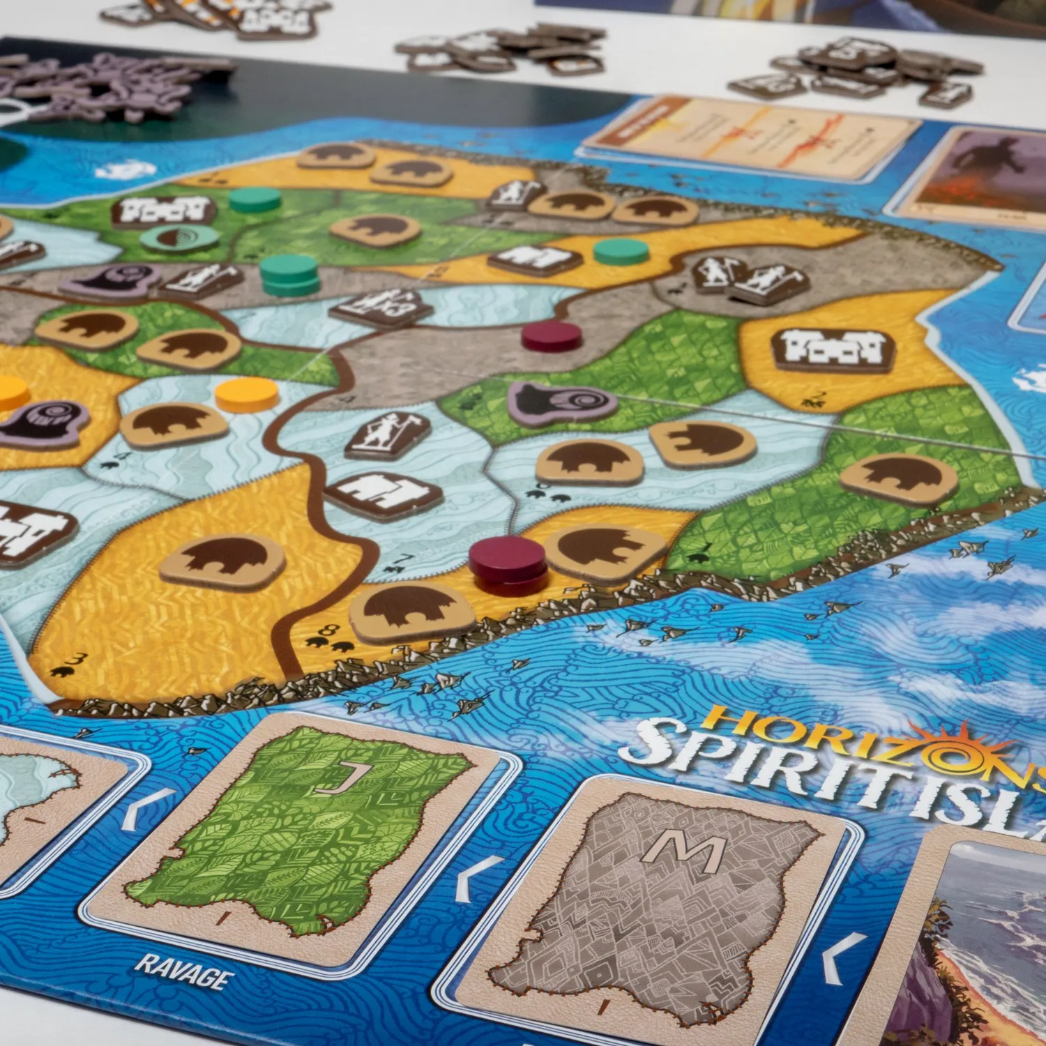 Horizons of Spirit Island gioco cooperativo 1-3 giocatori base introduttiva