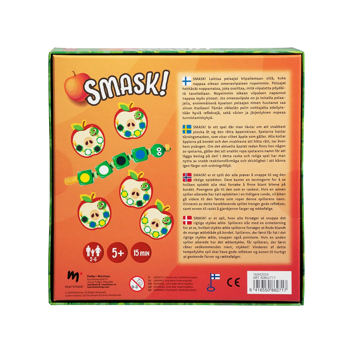 Peliko Smask! gioco da tavolo riflessi veloci