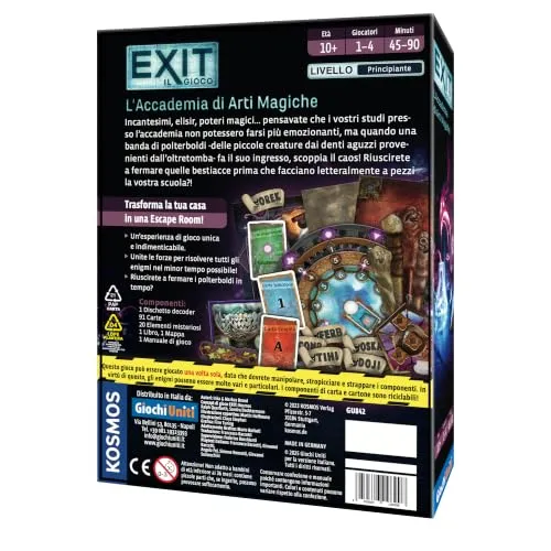 Giochi Uniti Exit Accademia Arti Magiche escape room GU842
