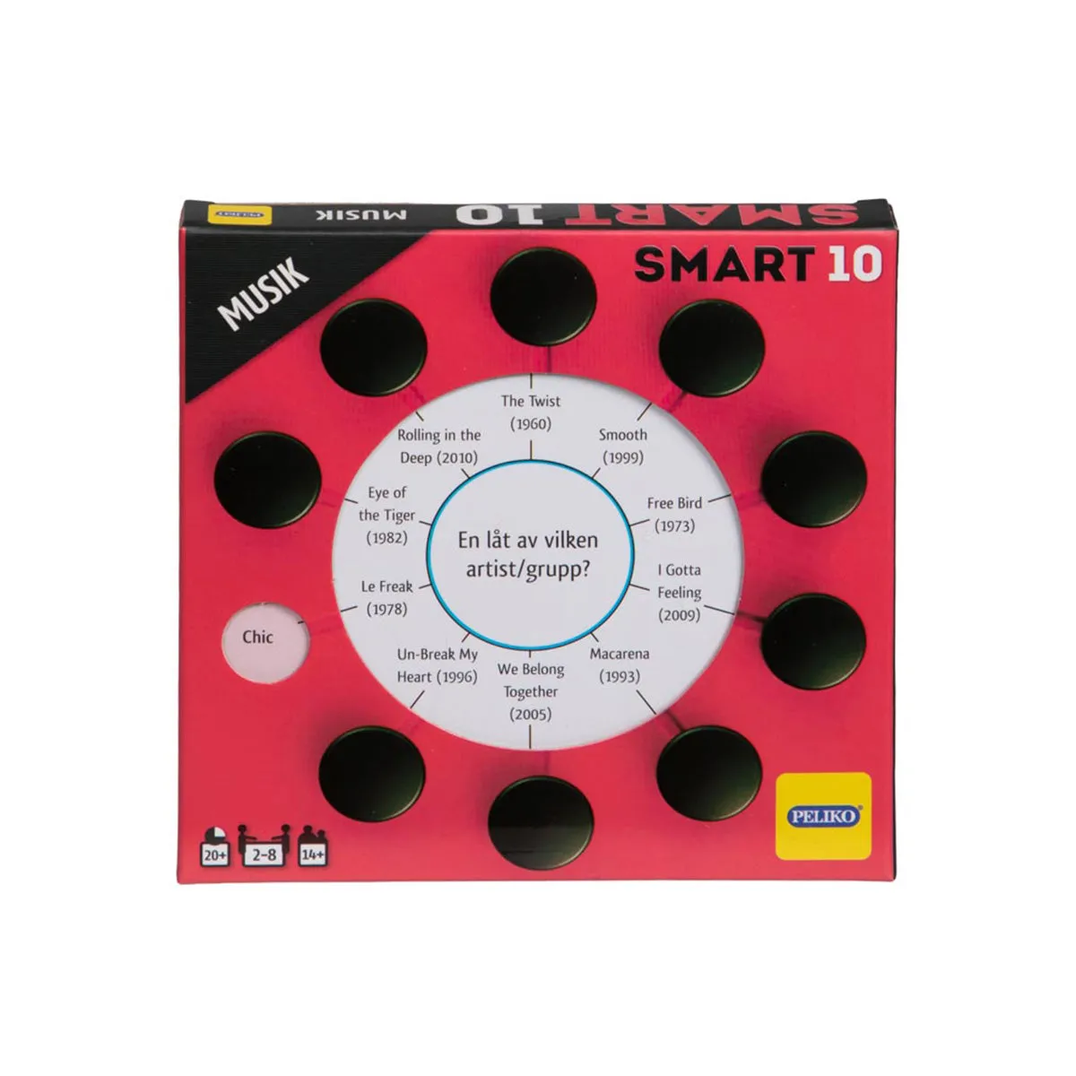 Peliko SMART10 Musik carte quiz musica svedese