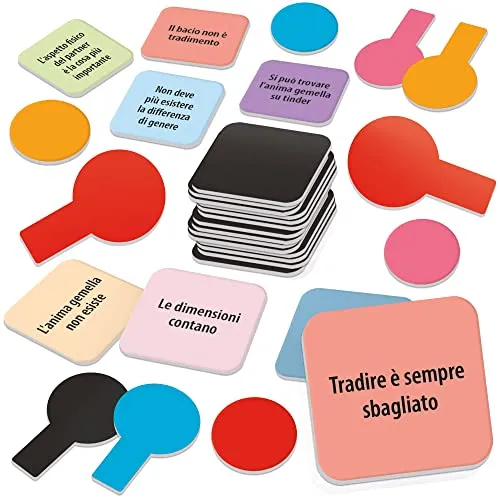 Ludic Dibattito Love & Sex gioco di società adulti 2-6 giocatori