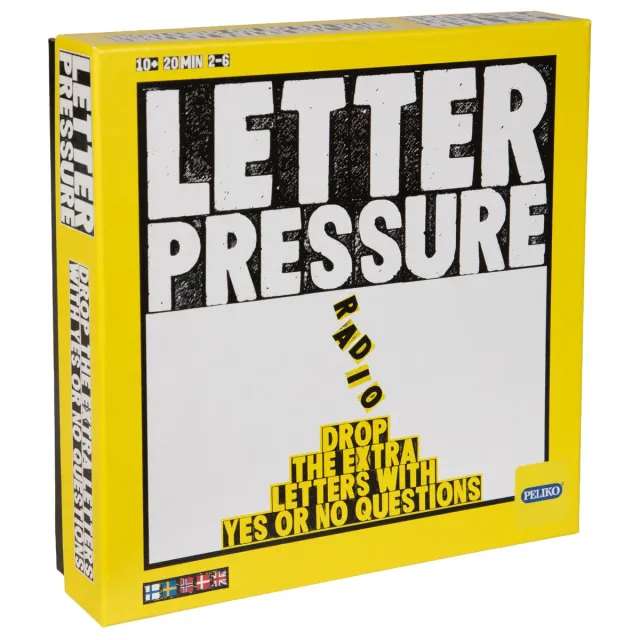 Peliko Letter Pressure gioco di parole party 18 tessere