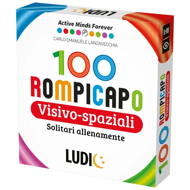 Ludic 100 Rompicapo Visivo-Spaziali solitario 8+ anni