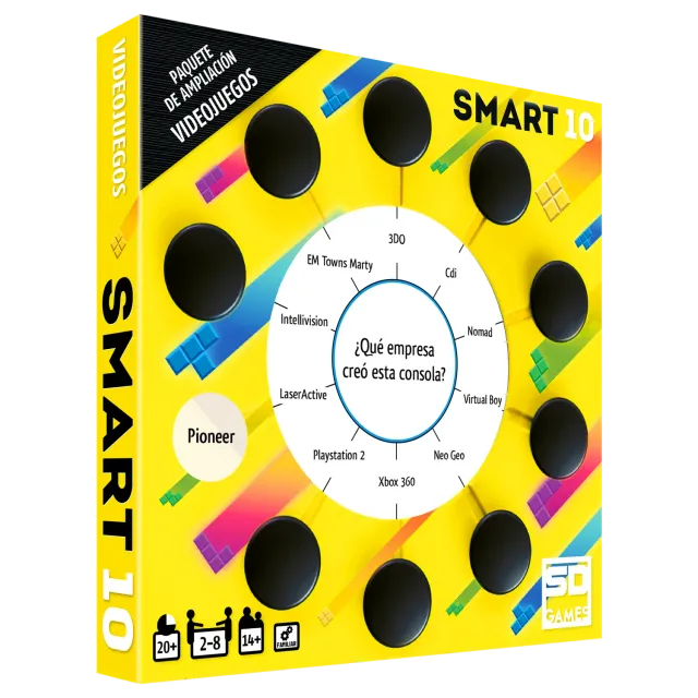 SD Games Smart 10 Videogiochi espansione 50 carte
