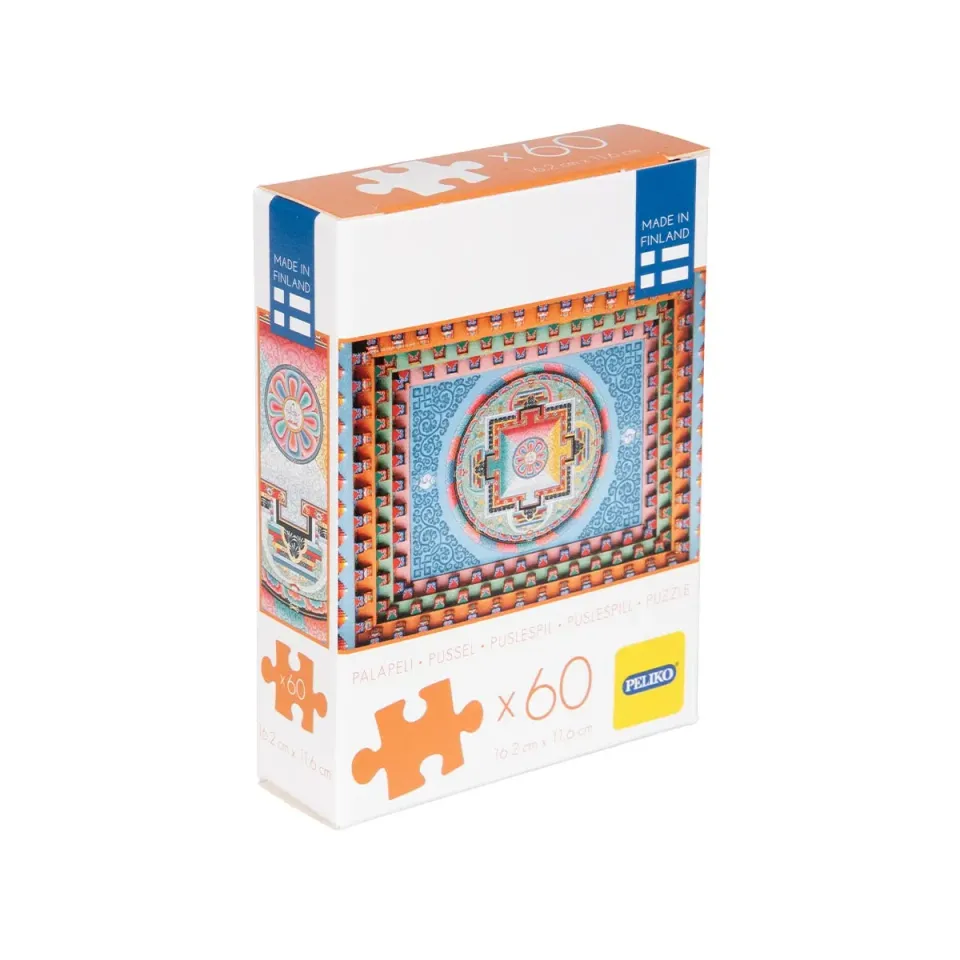Peliko Minipuzzle Mandala puzzle 60 pezzi 16 cm