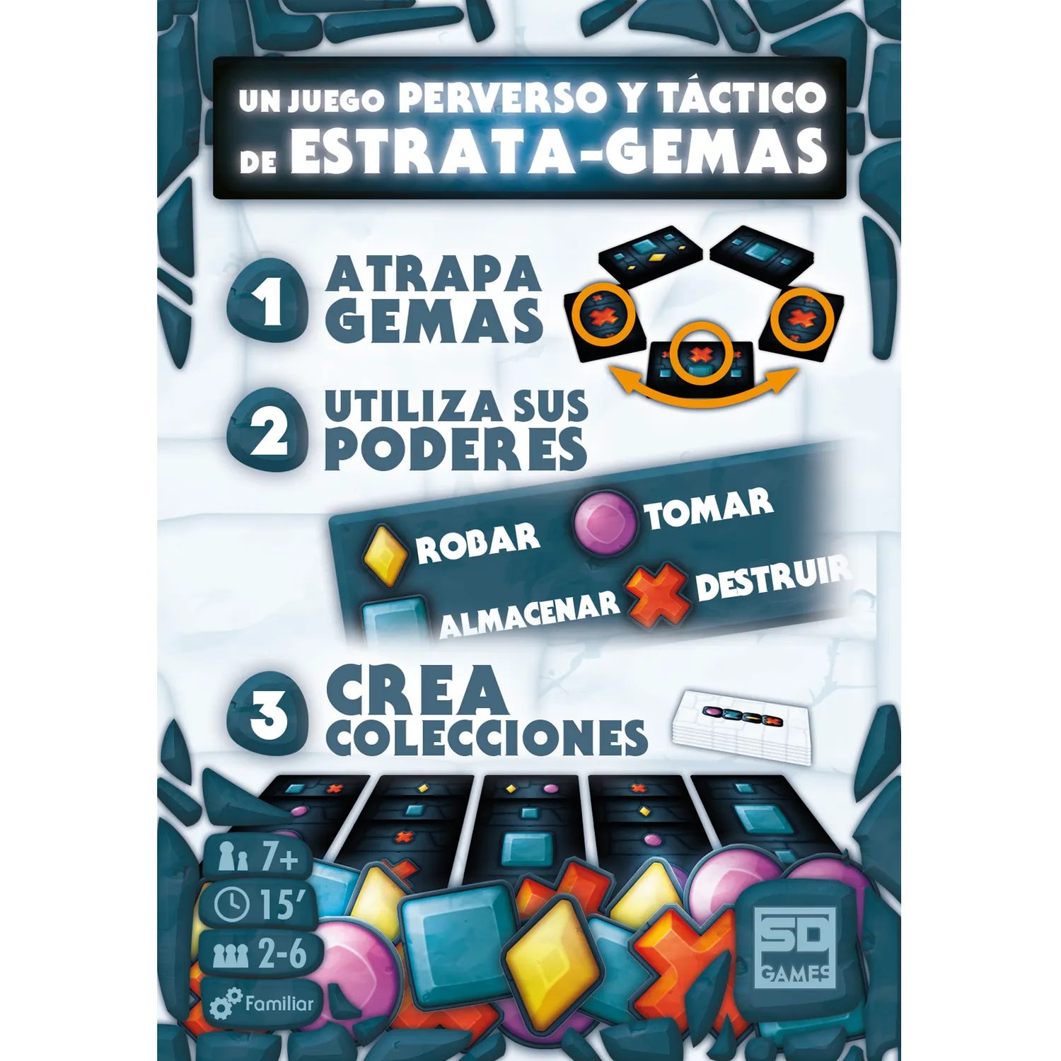 SD Games Onix gioco di carte gemme strategico