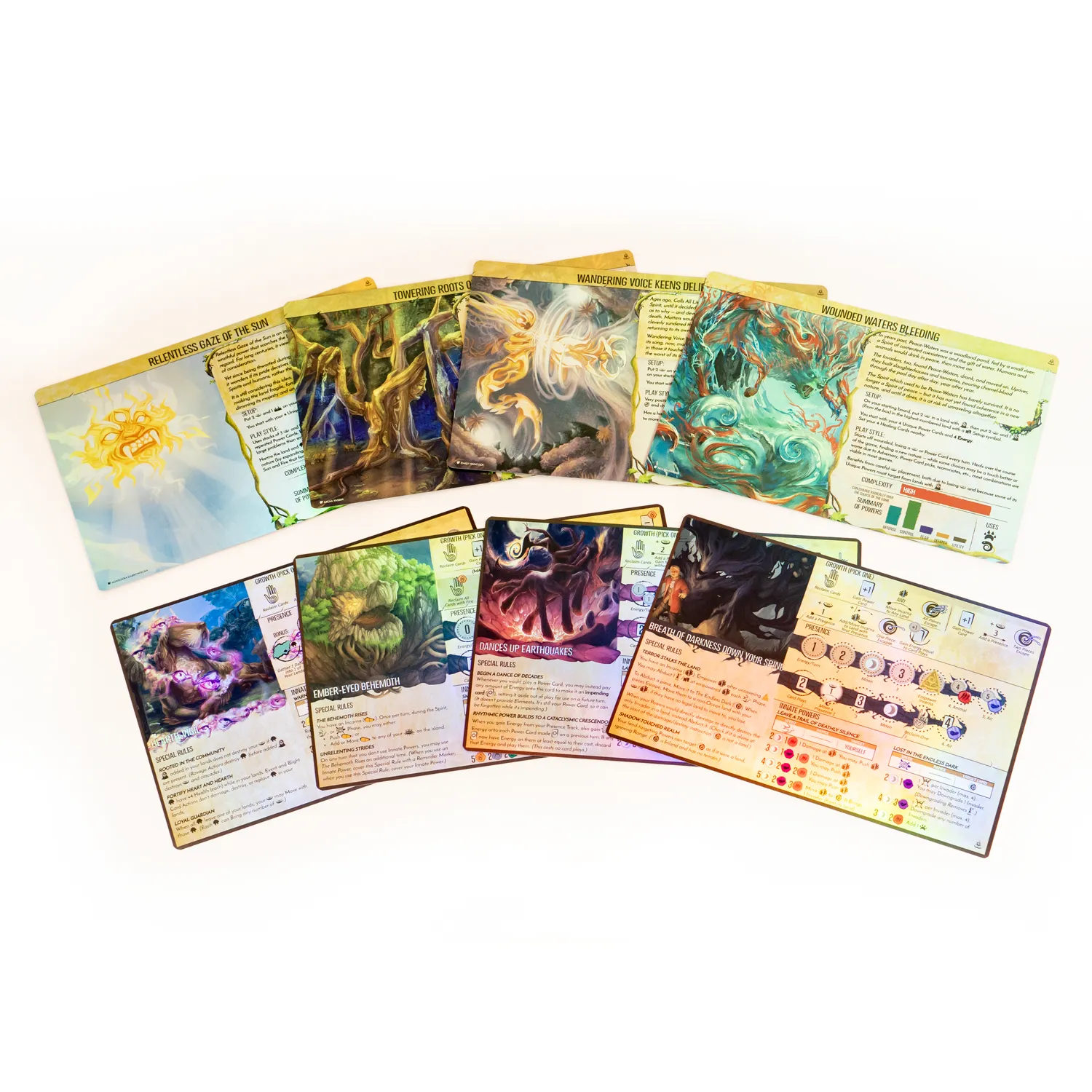 Spirit Island Nature Incarnate Premium Foil pannelli spirito foil 8 spiriti
