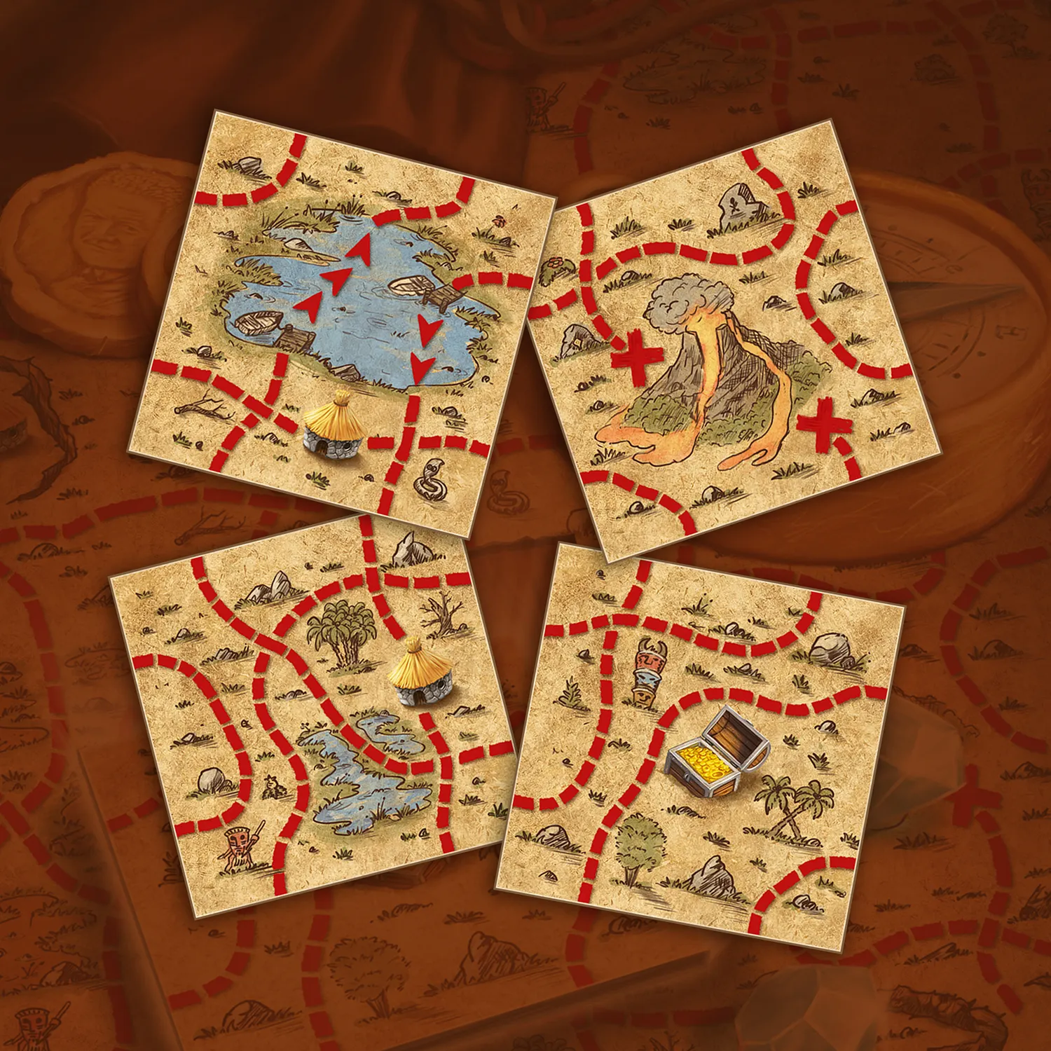 SD Games Brains Mappa del Tesoro puzzle 50 enigmi
